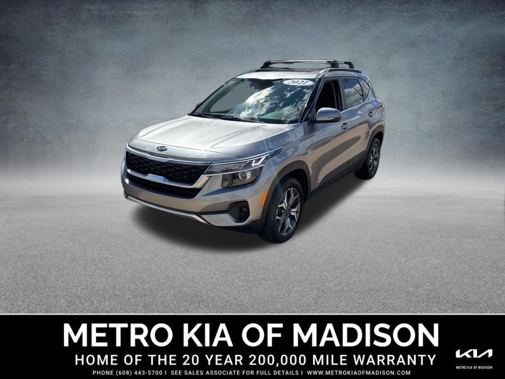 used 2021 Kia Seltos car, priced at $13,400