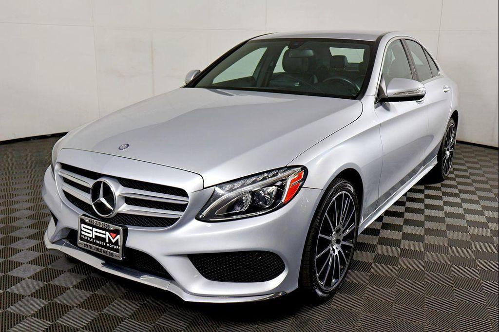 used 2015 Mercedes-Benz C-Class car, priced at $12,499