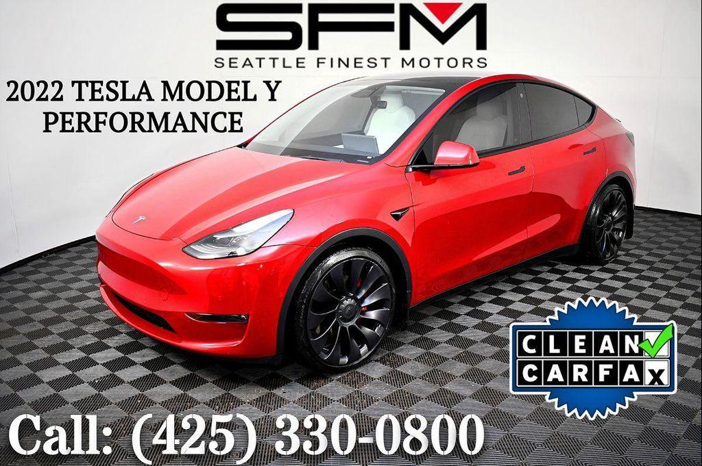 used 2022 Tesla Model Y car, priced at $27,450
