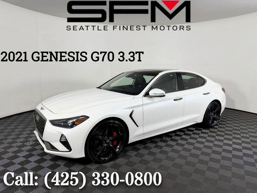 used 2021 Genesis G70 car, priced at $27,999