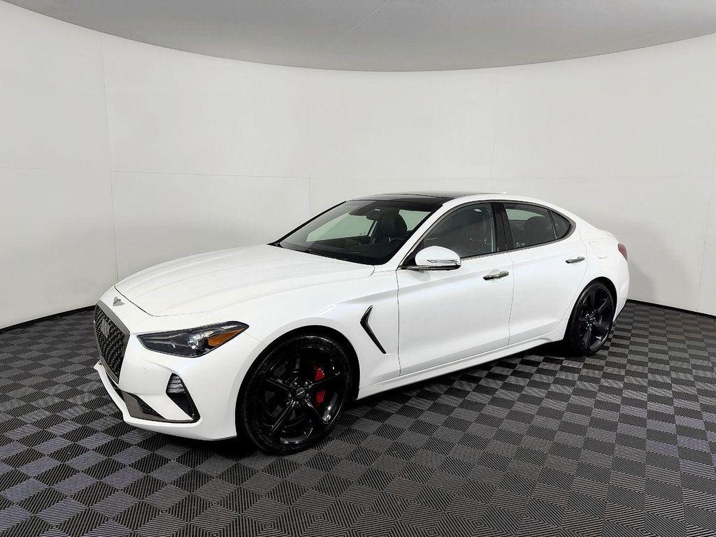 used 2021 Genesis G70 car, priced at $27,999