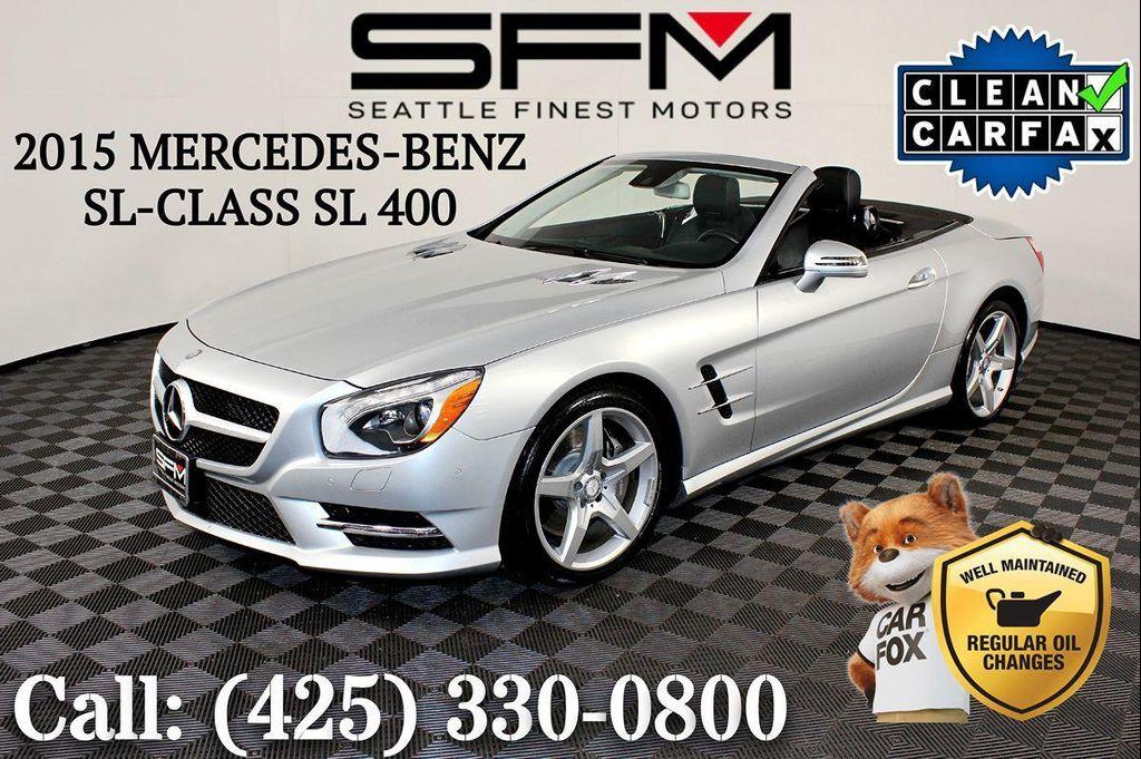 used 2015 Mercedes-Benz SL-Class car, priced at $26,990