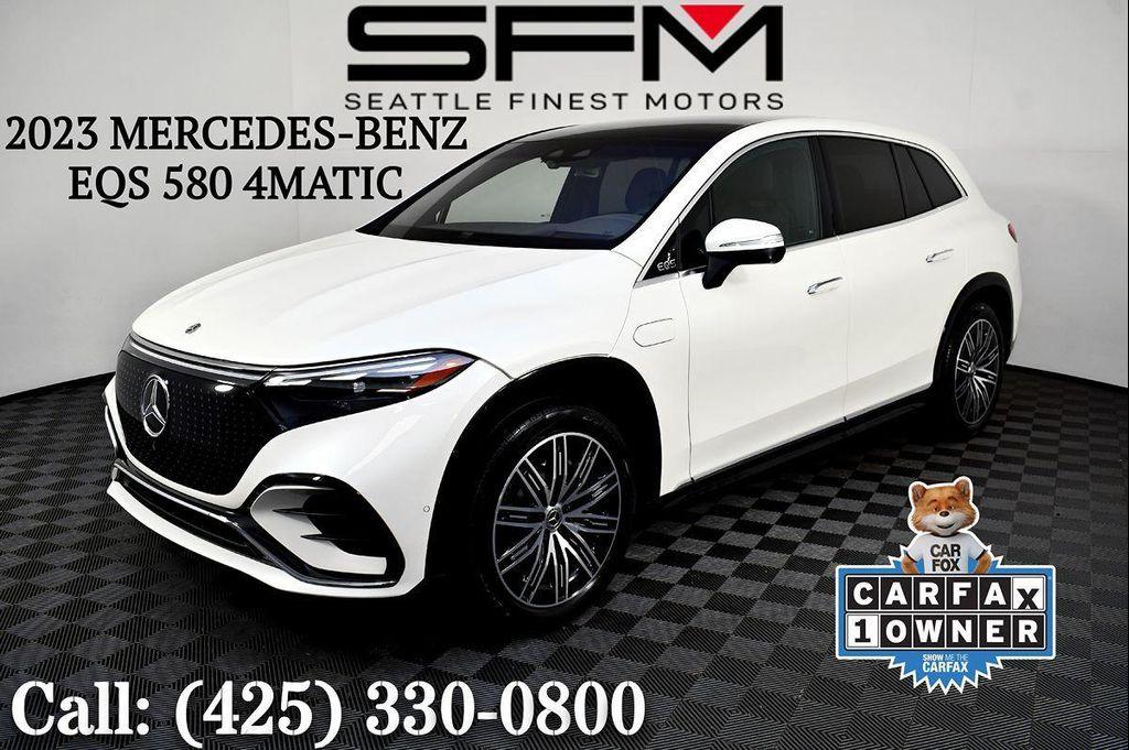used 2023 Mercedes-Benz EQS 580 car, priced at $63,999