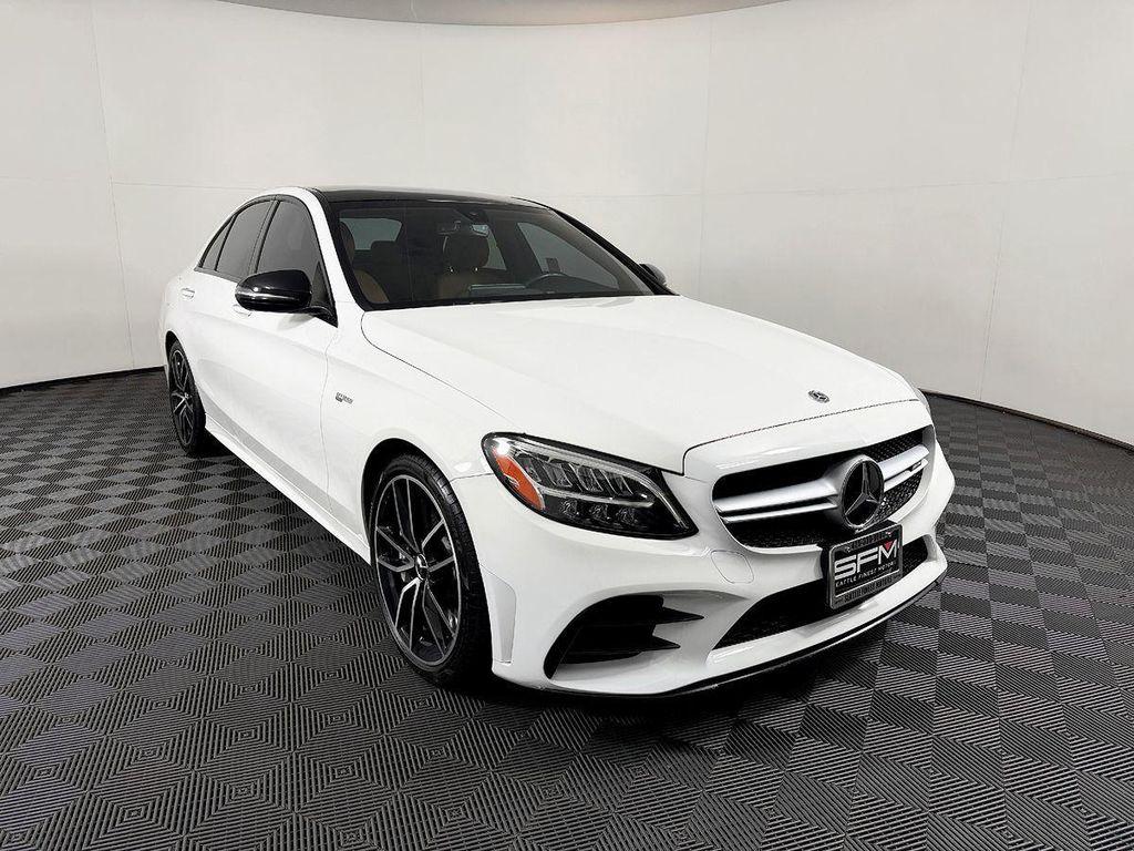 used 2019 Mercedes-Benz AMG C 43 car, priced at $29,998