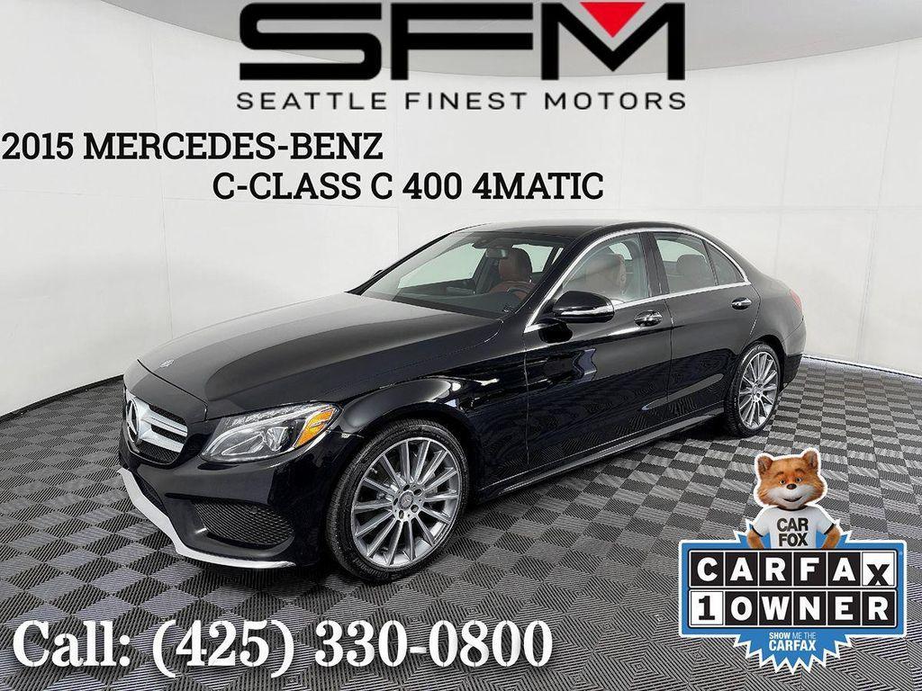 used 2015 Mercedes-Benz C-Class car, priced at $17,950