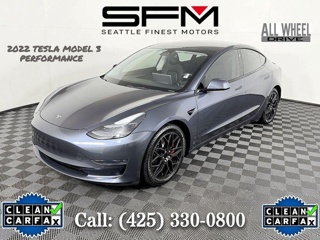 used 2022 Tesla Model 3 car, priced at $27,999