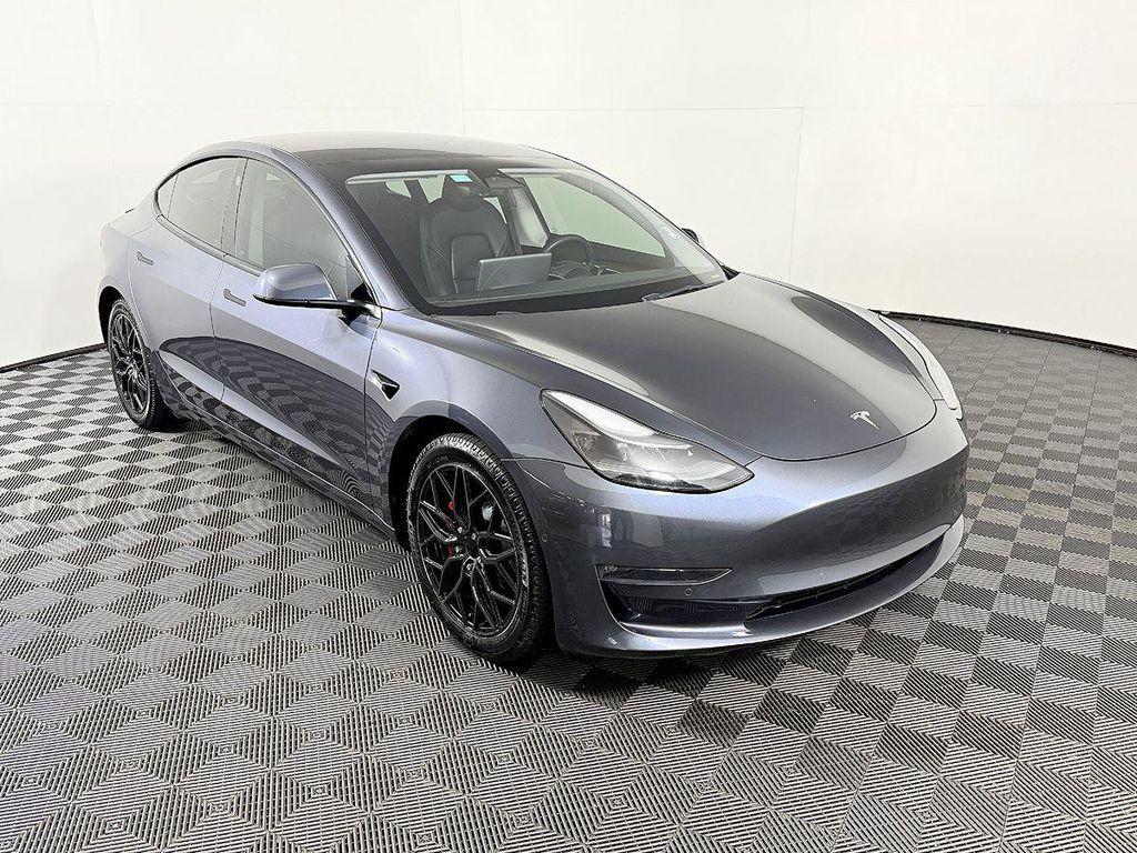 used 2022 Tesla Model 3 car, priced at $27,999