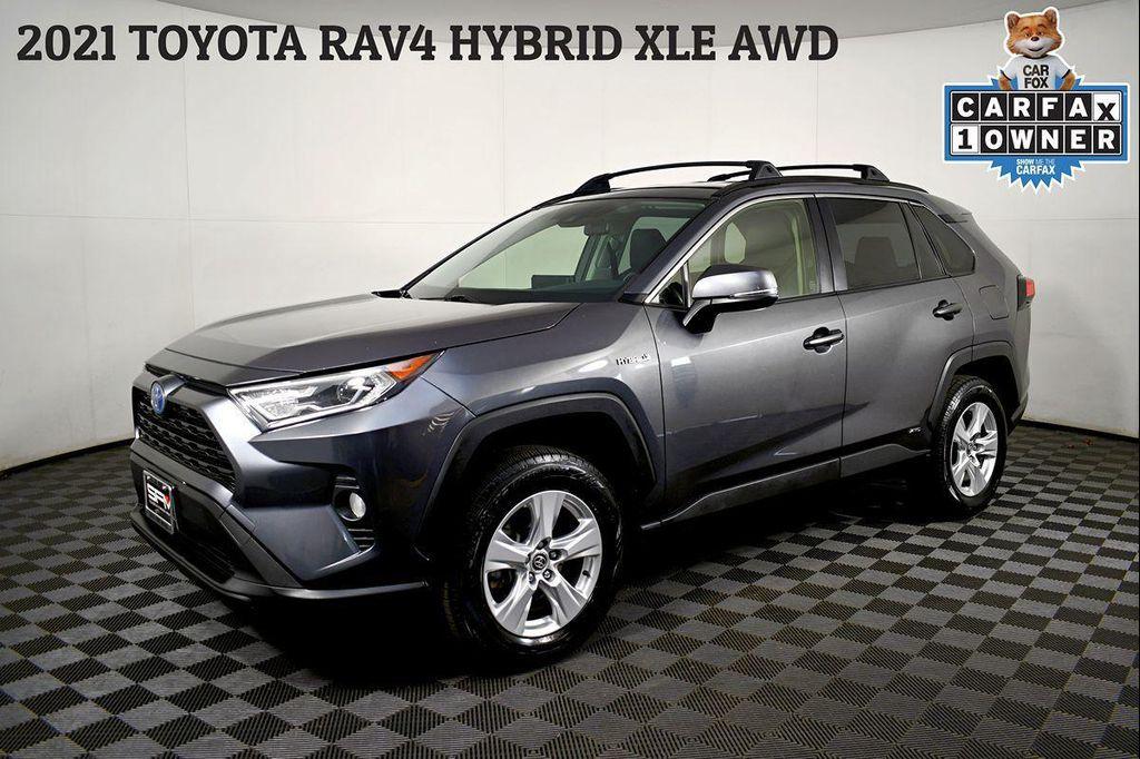 used 2021 Toyota RAV4 Hybrid car, priced at $15,800