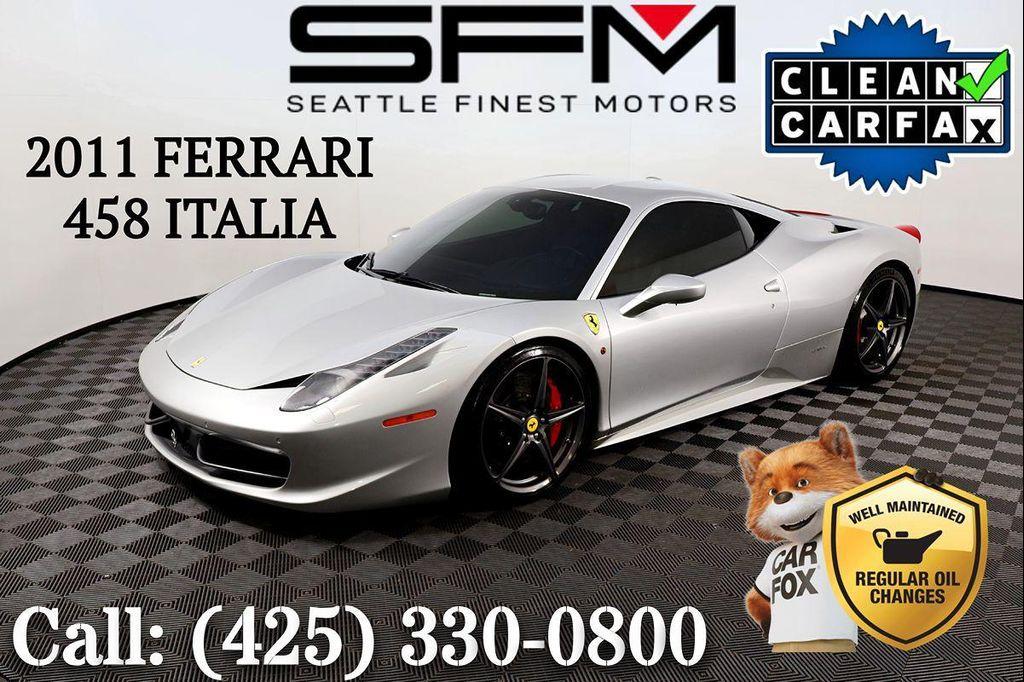 used 2011 Ferrari 458 Italia car, priced at $175,000