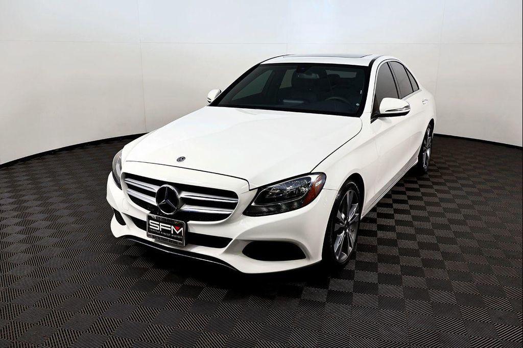 used 2018 Mercedes-Benz C-Class car, priced at $18,499