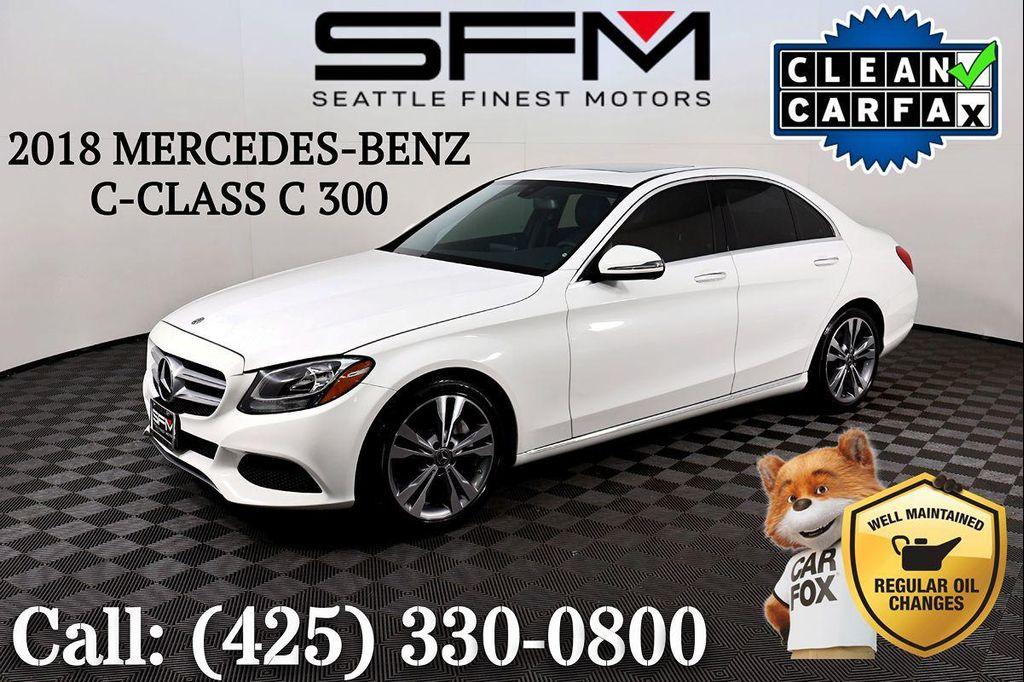 used 2018 Mercedes-Benz C-Class car, priced at $18,499