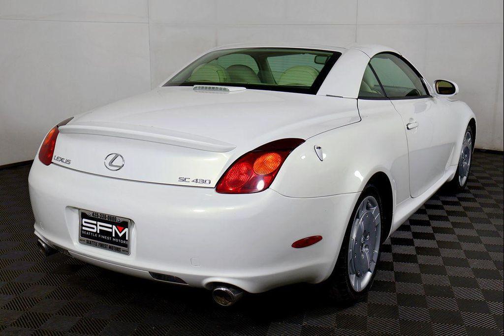 used 2002 Lexus SC 430 car, priced at $15,678
