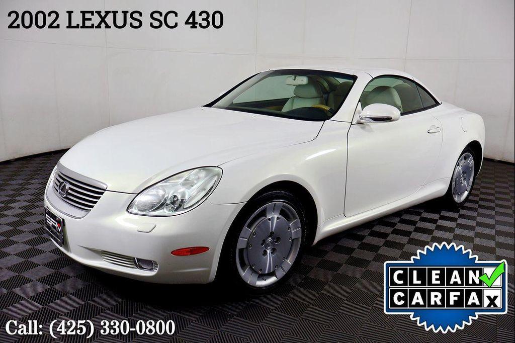 used 2002 Lexus SC 430 car, priced at $15,678