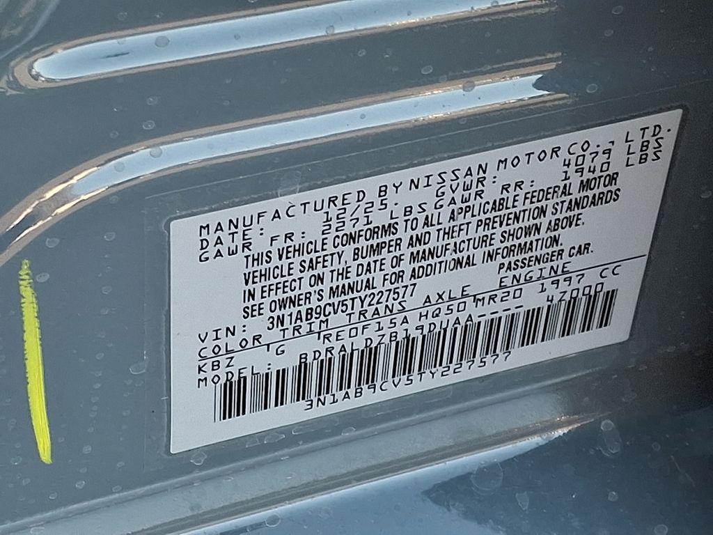 new 2026 Nissan Sentra car, priced at $25,715