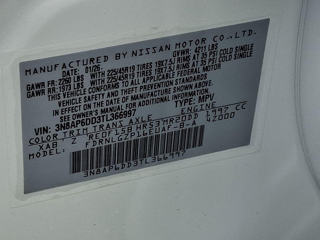new 2026 Nissan Kicks car, priced at $29,728