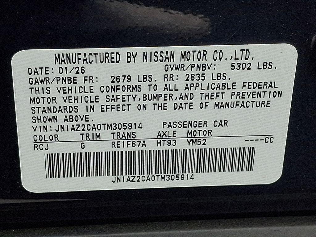 new 2026 Nissan Leaf car, priced at $36,840