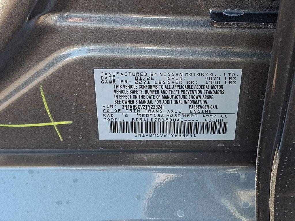 new 2026 Nissan Sentra car, priced at $25,765