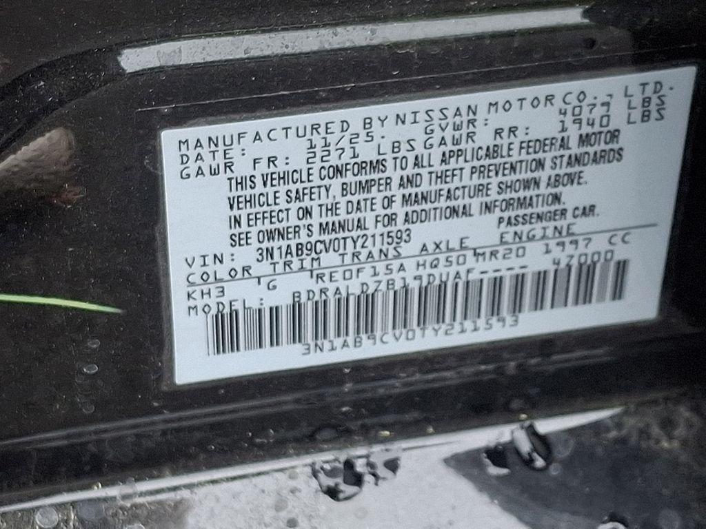 new 2026 Nissan Sentra car, priced at $26,880