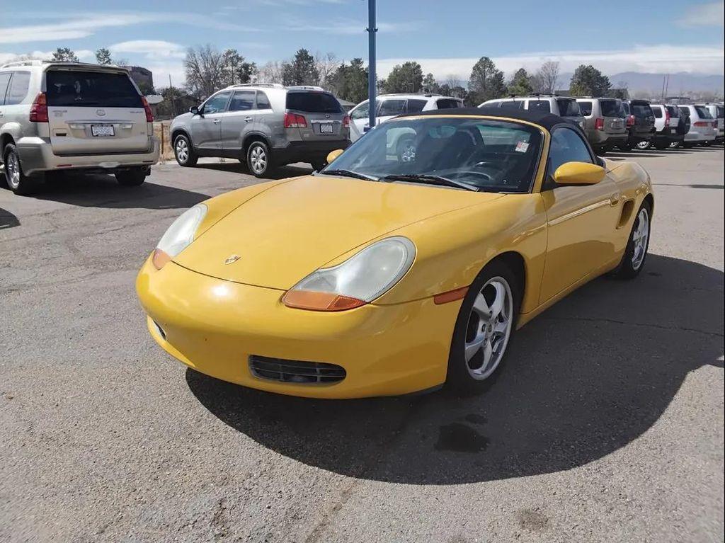 used 2002 Porsche Boxster car, priced at $13,900