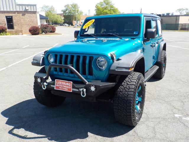 used 2020 Jeep Wrangler Unlimited car, priced at $21,998
