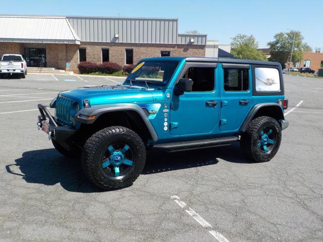 used 2020 Jeep Wrangler Unlimited car, priced at $21,998