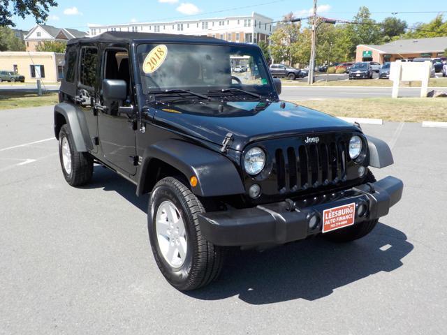 used 2018 Jeep Wrangler JK Unlimited car, priced at $13,999