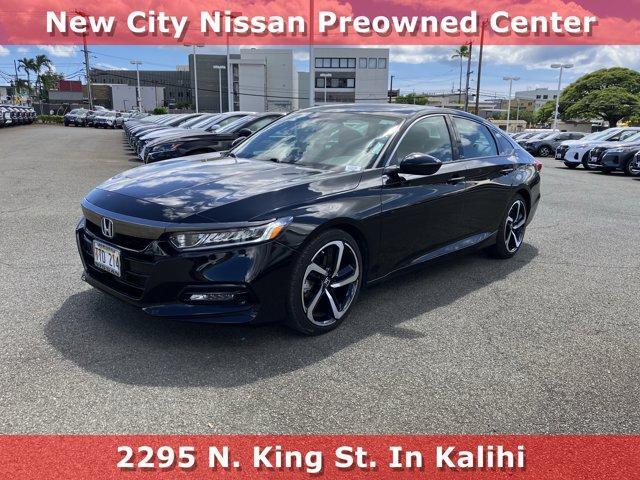 2018 Black Honda Accord