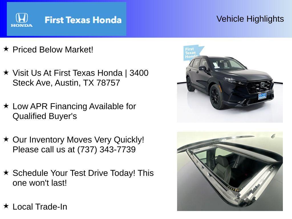 new 2026 Honda CR-V Hybrid car, priced at $35,605