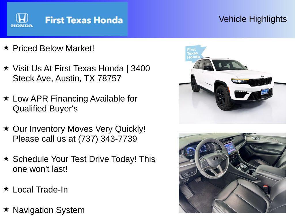 used 2025 Jeep Grand Cherokee car, priced at $36,987