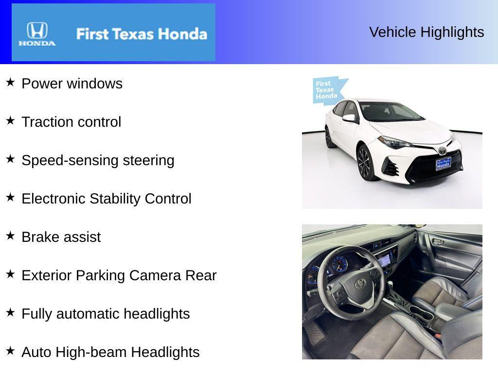 used 2017 Toyota Corolla car, priced at $13,997