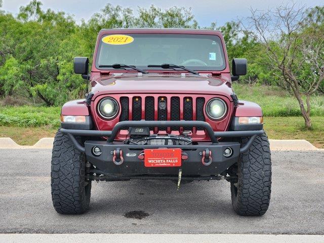 used 2021 Jeep Wrangler Unlimited car, priced at $27,217