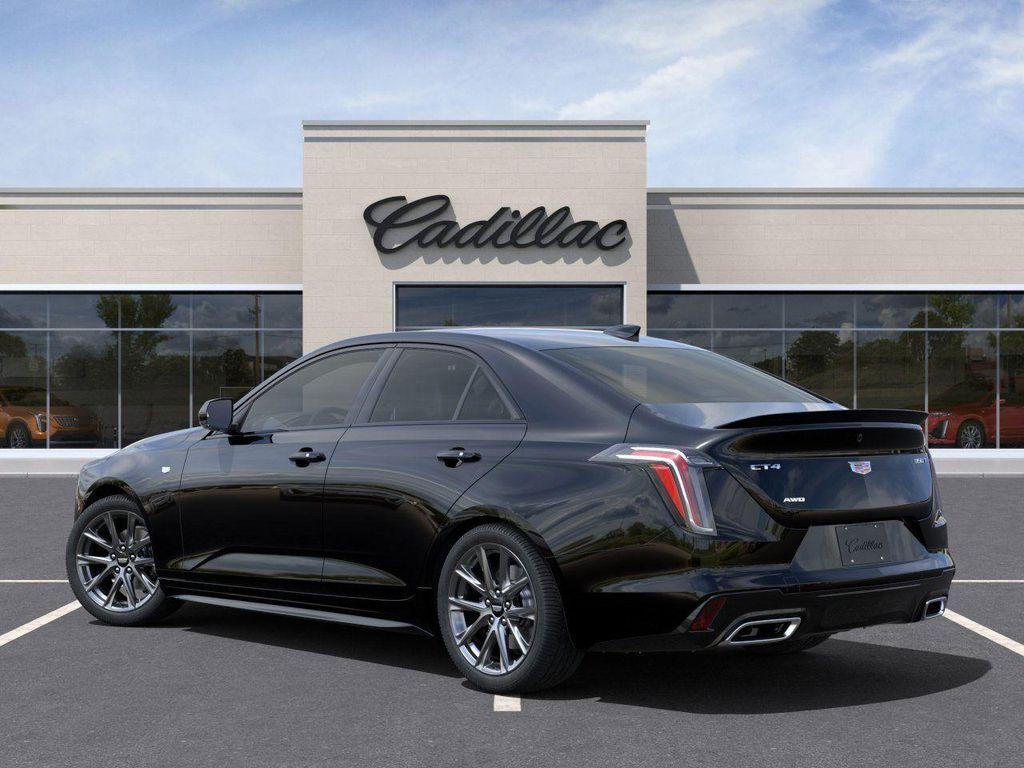 new 2025 Cadillac CT4 car, priced at $52,235