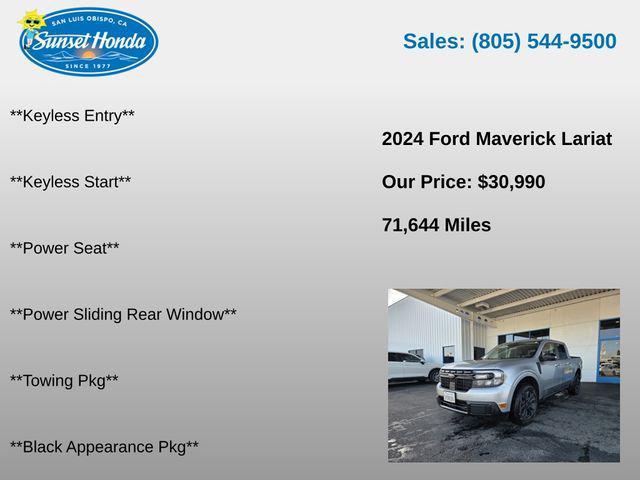 used 2024 Ford Maverick car, priced at $30,990