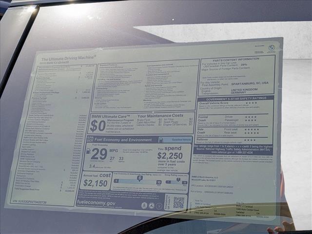 new 2026 BMW X3 car, priced at $63,635