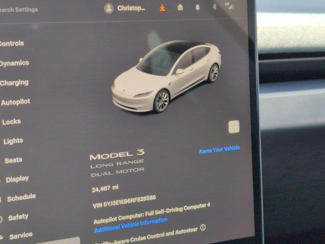 used 2024 Tesla Model 3 car, priced at $36,500