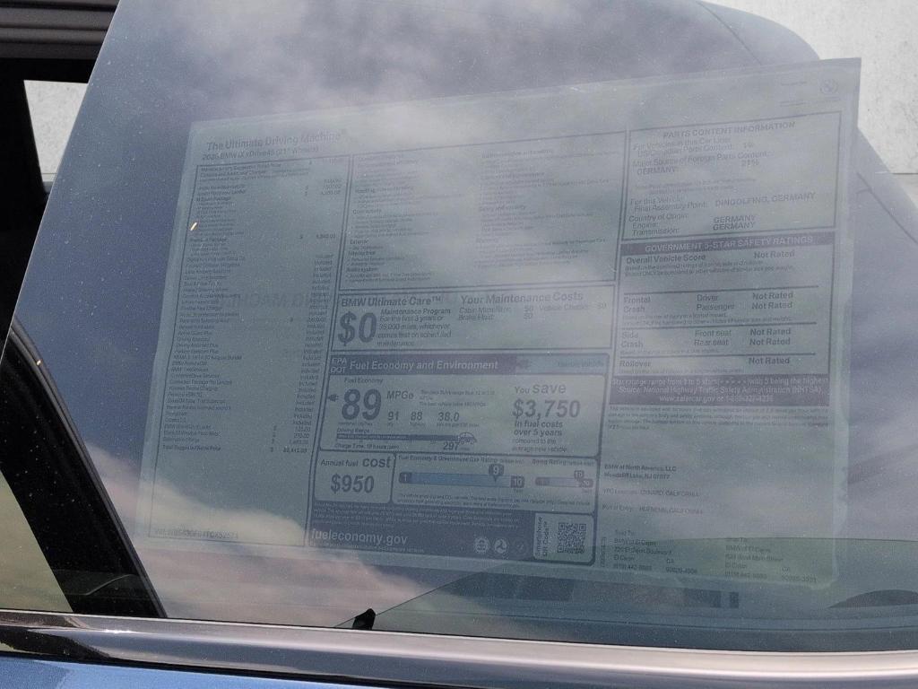 new 2026 BMW iX car, priced at $89,530