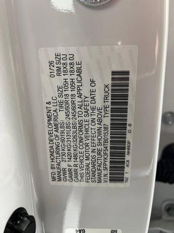 new 2026 Honda Ridgeline car, priced at $42,641