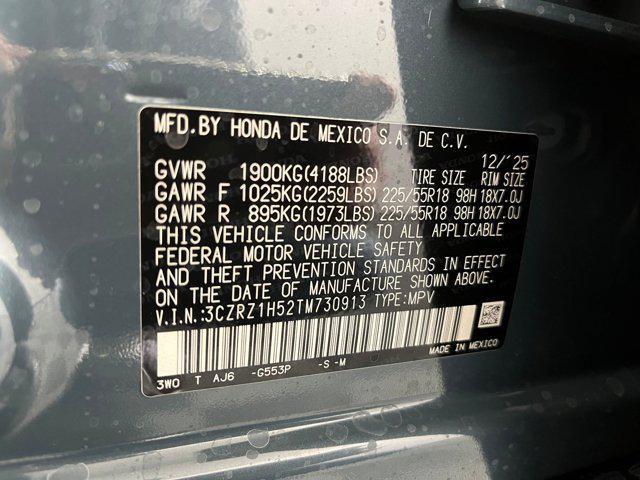 new 2026 Honda HR-V car, priced at $29,905