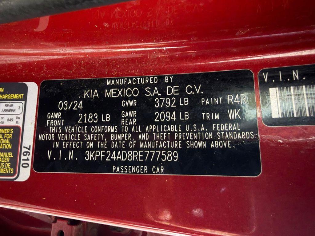used 2024 Kia Forte car, priced at $17,298