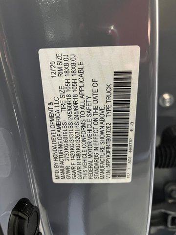 new 2026 Honda Ridgeline car, priced at $46,291