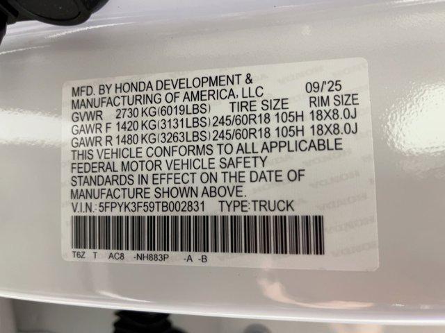 new 2026 Honda Ridgeline car, priced at $42,442