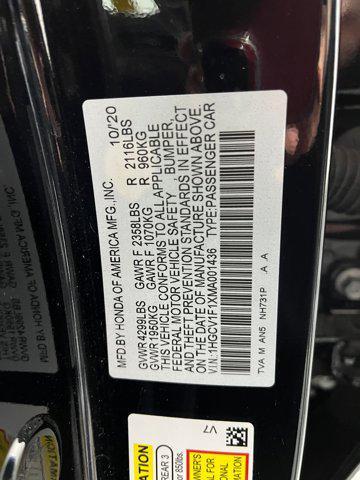 used 2021 Honda Accord car, priced at $20,997