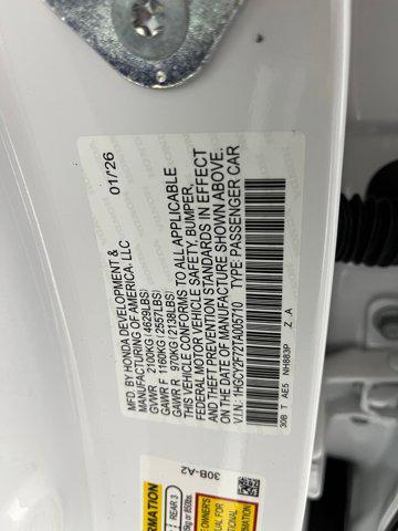 new 2026 Honda Accord Hybrid car, priced at $34,431