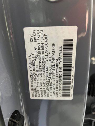 new 2026 Honda Ridgeline car, priced at $46,511