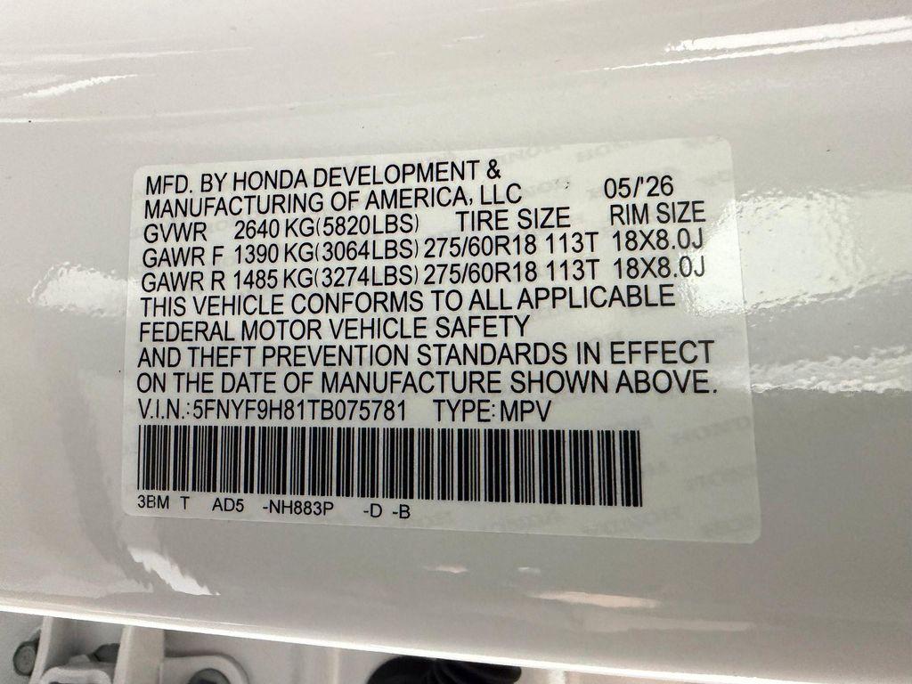 new 2026 Honda Passport car, priced at $56,164