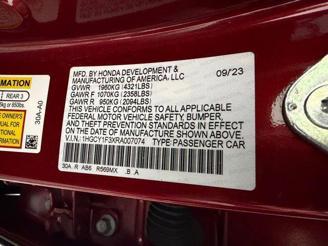 used 2024 Honda Accord car, priced at $26,295