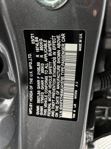 used 2021 Honda Civic car, priced at $24,999
