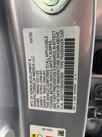 new 2025 Honda Accord car, priced at $26,991