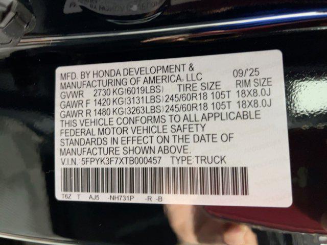 new 2026 Honda Ridgeline car, priced at $45,612