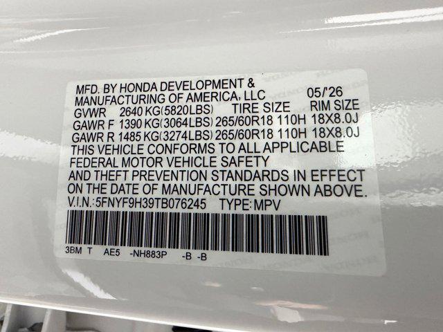 new 2026 Honda Passport car, priced at $44,245